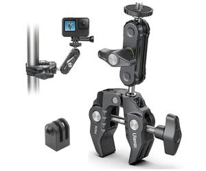 ULANZI Fascetta stringitubo con testa a sfera e Magic Arm R094 Super Clamp