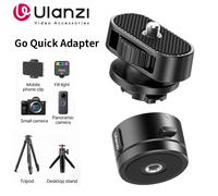 Ulanzi Go-Quick II Kit sistema a sgancio rapido Supporto base treppiede da 1/4" per luce di riempimento per fotocamera DSLR Sony Canon Nikon con vite da 1/4