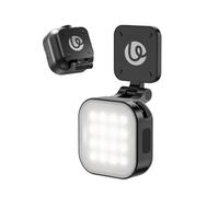 Ulanzi IN07 Mini luce LED magnetica per vlogging compatibile con Insta360 GO Ultra, Attacco da 1/4" impermeabile 5600K CRI≥95 500mAh luce di riempimento LED ricaricabile per selfie registrazione video