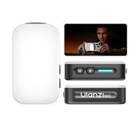 ULANZI M02 Mini flash per smartphone 5600K, Luce per telefono leggero e portatile con attacco magnetico, Luce costante e flash 2in1 per foto selfie video, 2400 flashes, Compatibile con iPhone 17 16 15