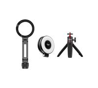 Ulanzi MA07 Magnetic Phone Mount +MT08 Tripod+LM19 Fill Light Double-Side Magnetic Phone Mount Camera Tripod for 16 15