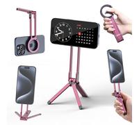 ULANZI MA30 Supporto magnetico cellulare, Treppiede smartphone in alluminio, Mini treppiede pieghevole,Treppiede da tavolo tascabile e portabile, Compatibile con iPhone 17 16 15 14 13 Magsafe, Rosa