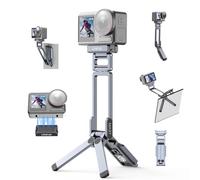 ULANZI MA37 Mini treppiede a sgancio rapido compatibile con DJI Osmo Action 3 4 5 Pro Action 5, treppiede magnetico da tavolo a bloccaggio rapido con scarpa fredda da 1/4-20, bastone per selfie Vlog