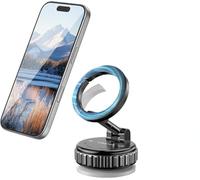 ULANZI MA40 Supporto per telefono a ventuosa da auto, Supporto auto magsafe con magnete potentissimi, regolabile a 360°, Ideale perpalestra/cucina, Compatibile con iPhone 17 Pro Max 16 15 14 13 12