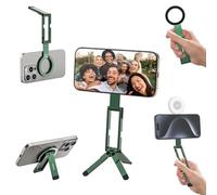 ULANZI MA60 - Treppiede magnetico per iPhone, mini treppiede in alluminio per smartphone, con magnete forte, montaggio rapido, compatibile con iPhone 17, 16, 15, 14, 13, 12, colore: verde