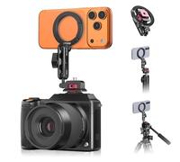 Ulanzi MagLock - Supporto per telefono 4 in 1, ultra compatto (81 g) interamente in metallo, supporto a sgancio rapido con filettatura da 1/4" per iPhone, smartphone, GoPro, configurazione Vlog