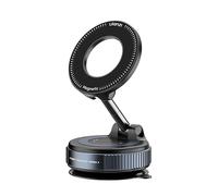 ULANZI MagMount SK-25 Supporto magnetico a ventosa per smartphone - Forte supporto per cellulare auto e scrivania, compatibile con Mag Safe, giunto sferico a 360°