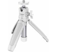ULANZI MT-08 - Mini treppiede e bastone per selfie per fotocamera e smartphone, supporto estensibile da tavolo con vite da 1/4", colore: bianco