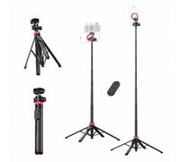 ULANZI MT-44M Treppiede Cellulare con Supporto Magnetico | Montaggio simultaneo cam-phone, 4 Piedi, Apertura Automatica, 150cm, Compatibile con iPhone 18 17 16 Samsung Xiaomi Canon