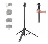 ULANZI MT-80 Stativo fotografico compatto da 213 cm con apertura istantaea, Stativi studio con capacità di carico 5kg, Treppiede per fotocamera in alluminio con 1/4 vite e testa a sfera a 360°