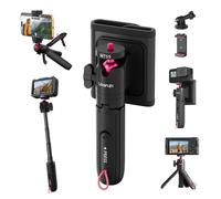 ULANZI MT55 SnapGo Mini Treppiede e Selfie Stick Pov | Kit completo, 4in1 (modalità mantis,aggancio a zaino,selfie,treppiede),31 cm,Compatibile con Go pro/Akaso brave/Telefono/DSLR