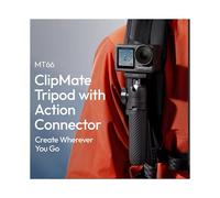 Ulanzi MT66 Clip Mate Tripod with Action Connector Versatile Tripod Selfie Stick with Nylon Buckle Strap for Travel