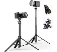 ULANZI MT93 Treppiede universale per fotocamera con attacco da 1/4" e apertura automatica con sgancio rapido UKA, Testa a sfera regolabile per fotocamere/luci video, portata massima 5KG