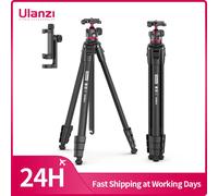 Ulanzi OMBRA treppiede da viaggio in lega di alluminio metallo esterno Smartphone DSLR fotocamera treppiede monopiede con testa a sfera piastra svizzera Arca