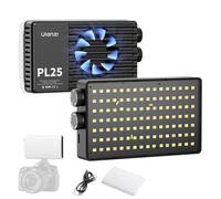 ULANZI PL25 25W Panello luce led, 3200Lux, CRI≥96 2700K-6500K, Luce video portatile per fotografia all'aperto, Ventola di raffreddamento silenziosa integrata, Batteria 4000 mAh, Diffusore Incluso