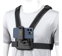 Ulanzi POV Supporto toracico magnetico per iPhone 15 14 13 12 DJI OSMO Action cam Cinghia toracica comoda per video Vlog