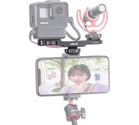 Ulanzi PT-8 Vlog - Adattatore di prolunga per slitta fredda con attacco a freddo e supporto per treppiede da 1/4" per accessori aggiuntivi Vlogging