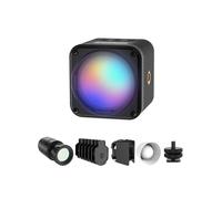 Ulanzi RGB COB Video Light Kit Light Impermeabile con Snoot Diffusore Barndoor Temperatura Colore 2700-7000K