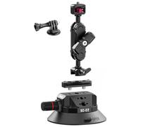 ULANZI SC-02 Suction Mount Magic Arm Bracket for DSLR Cameras for GoPro Action Camera Video Shooting