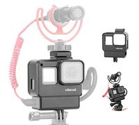 ULANZI Select Custodia protettiva Vlogging Frame Cage Mount con microfono Cold Shoe Adapter Compatibile per GoPro 7 6 5, accessori per action camera