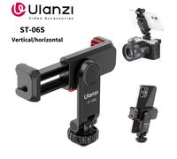 Ulanzi ST-06S Universale 360 ° Supporto per clip per telefono cellulare per adattatore per montaggio su treppiede con vite da 1/4 per cellulare Samsung iPhone Xiaomi