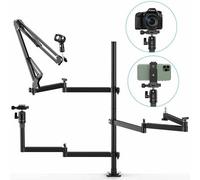 Ulanzi Supporto da tavolo Broadcast con 3 bracci