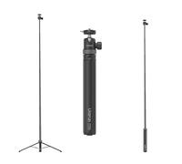 ULANZI TT24 Selfie stick treppiede Cka 150 cm, Treppiede action cam a sgancio rapido, Bastone per action cam con 4 piedi, Carico 1 kg，Compatibile con Insta360 Ace Pro/X3 4 5,DJI Pocket 3/ Action 5 4 3