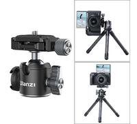 Ulanzi U-80L Arca Swill testa a sfera treppiede testa a sfera piastra Arca testa a treppiede testa a sfera estendere scarpa fredda per Mic LED Light Camera