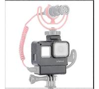 Ulanzi V2 per GoPro Camera Cage Case Frame per GoPro 7 6 5 Action Camera Vlog Accessori con Cold Shoe per Microfono Luce