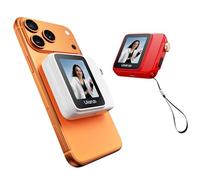 ULANZI VM02 Selfie Screen per Smartphone Bianco | Schermo selfie magnetico wireless, Zoom fisico, Batteria da 1000mAh, Compatibile con iPhone 17 16 15 pro Samsung Realme
