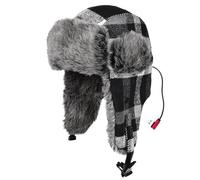 ulapithi Cappello Trapper Invernale,Collegabile a Tre Regolazioni con Tessuto Morbido | Cappello Invernale da Trapper con Riscaldamento a USB,per Uomini, Donne, Ragazzi; per Ciclismo, Camminata e