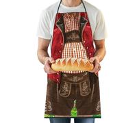 ulapithi Grembiuli Divertenti Per Uomo,Grembiule Da Cucina Per Adulti | Grembiule Resistente Alle Macchie Con Motivo Divertente Per Natale Ringraziamento Halloween BBQ Picnic Campeggio Cucina