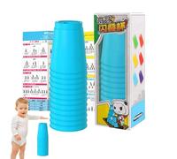 ulapithi Set di Gioco con Coppe Impilabili - Giocattolo Per Gioco Impilabile - Tazze Educative Da Impilare - per lo Sviluppo delle Capacità Motorie Fini di Bambini, Adulti e Bambini Piccoli in Aula