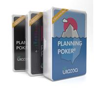 Ulassa Agile Planning Poker Cards per la pianificazione agile per 12 persone (3 set) - Set di carte da poker Scrum per una stima efficiente degli sforzi nel team - Versione IDE + Pianeti