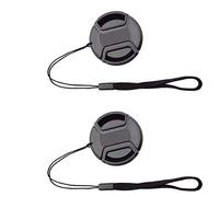 ULBTER 72mm Tappo Coprilente Copriobiettivo Anteriore Coperchio con custode per Obiettivo Sony E PZ 18-105mm F4 G OSS per fotocamere digitali Sony Alpha a6500 a6400 a6300 a6000 a5100 a5000-2 pezzi