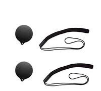 ULBTER Copriobiettivo per GoPro MAX/Max 2025 [Non per Max 2] [2+2 Pack] | Copriobiettivo in gomma per Go pro Max 2025 360 fotocamera elastico copriobiettivo guinzaglio accessorio anti-smarrimento