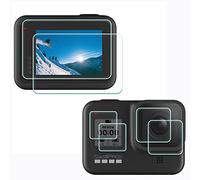ULBTER Hero 8 Protezione Pellicola per GoPro Hero8 action cam nera Go Pro Hero 8 Protettore schermo Vetro Temperato 0,3 mm Durezza 9H Antigraffio Anti-impronte Anti-acqua [6 pezzi]
