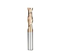 ULBTLUOYV 1 pz/8 pz Nano Coat Flat Nose End Mill CNC Router Bits 1-12mm Two Flutes Carbide End Mill TiCN Coated Flat End Mill Bit CNC Machine Fresatura Bit