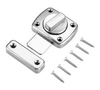 ULBTLUOYV Chiusura a scrocco Serratura for Porta Fibbie in Metallo Fuso Gancio for Porta Chiusura for Porte del Bagno Bulloni di Blocco for cancelli scorrevoli ad Angolo retto