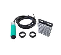 ULBTLUOYV E3F-R2N1 Interruttore fotoelettrico a riflessione di Feedback NPN PNP DC5-36V Campo di rilevamento 2m Sensore a infrarossi NK/N2/P1/P2/Y1/Y2 Regolabile(E3f-r2n1)