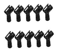 ULDIGI 10 Pezzi Microphone Clip Threaded Wireless Radio Mic Holder Clamp With Adjustable Angle For Desk And Stage Stability