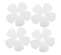 ULDIGI 100 Pezzi Metal Guitar Picks in Acciaio Inossidabile con Liscio Plettri per Chitarra Elettrica Acustica e Basso Finitura Argento per Rock Jazz e Country