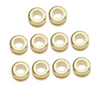 ULDIGI 10pezzi Durable Guitar String Beads Zinc Alloy Folk Guitar Accessories for Enhanced Sound Quality and Resonance