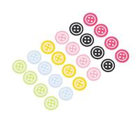 ULDIGI 150 pezzi Bottoni Colorati in Resina per Cucito Creativo e Decorazioni Artigianali Bottoni Candy Color per Camicie Cappelli Maglioni Misura Mista