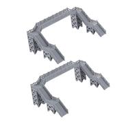 ULDIGI 2 Mini Decorative: Kit Fai Da Te Per Modelli Di Ponti Ferroviari Per Appassionati Di Costruzioni Di Architetture E Paesaggi Ferroviari.