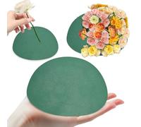 ULDIGI 2 Pezzi di Finti in Schiuma Rotonda per Eventi in Polistirolo per Interni Mezza di Schiuma per Finti Riempitivo per Vaso Decorazione