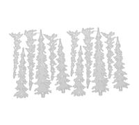 ULDIGI 2 Pezzi Fustelle Albero di Natale in Acciaio al Carbonio Stencil Taglio e Goffratura per Carta Tessuto e Metallo Sottile Strumenti DIY per Scrapbooking e Decorazioni Festive