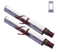 ULDIGI 2 Pezzi Pergamena Cinese Vuota per Calligrafia e Pittura, Materiale Composito, Facile da Maneggiare e Conservare, per Scrittura e Arte su Rotolo