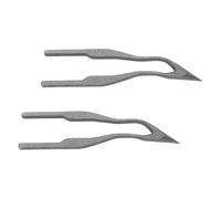 ULDIGI 2 Pezzi Punta per Pirografia in Nichel Alta Impedenza Accessori per Bruciatura Legno Kit per Incisione Artistica e Strumenti di Scrittura Fine Compatibile con Vari Materiali e Uso