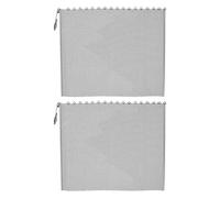 ULDIGI 2 Pezzi Tende Decorative in Metallo per Caminetto Schermo Resistente al Calore e Controllo Scintille Rete Protettiva per Focolare Legna